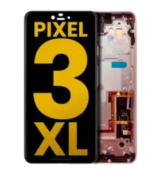 Google Pixel 3 XL Display + Frame - Pink Refurbished
