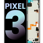 Google Pixel 3 Display + Frame - White SVP