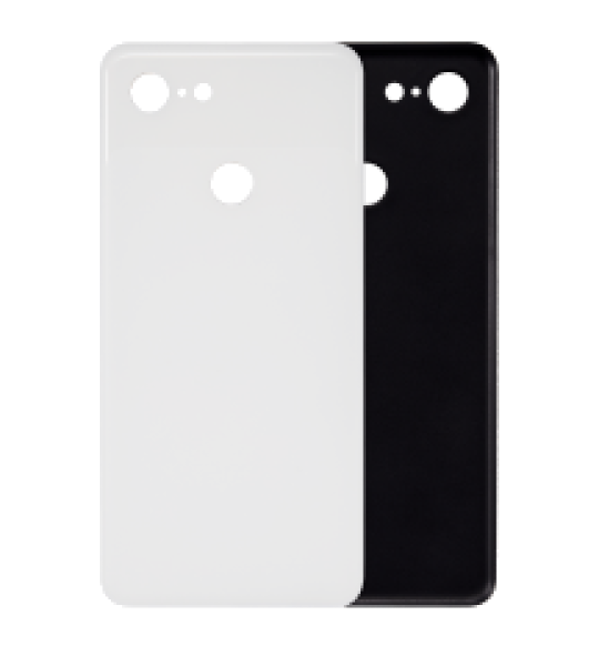 Google Pixel 3 Back Cover - White AM Plus