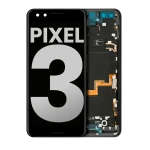 Google Pixel 3 Display + Frame - Black Pulled B