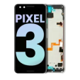 Google Pixel 3 Display + Frame - White SVP