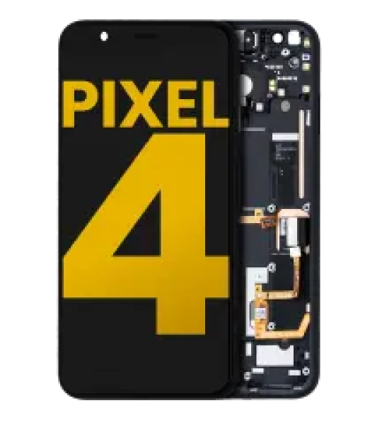 Google Pixel 4 Display + Frame - Black Refurbished