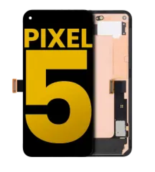 Google Pixel 5 Display + Frame - Black Refurbished