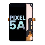Google Pixel 5a 5G Display + Frame - Black SVP