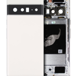 Google Pixel 6 Pro Back Housing - Cloudy White Pulled A
