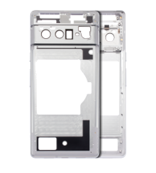 Google Pixel 6 Pro Mid-Frame Housing - Cloudy White AM Plus