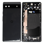 Google Pixel 6a Back Housing - Charcoal Pulled B
