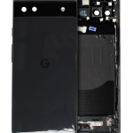 Google Pixel 6a Back Housing - Charcoal Pulled A