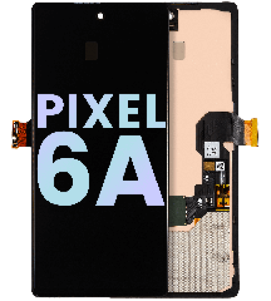 Google Pixel 6a Display + Frame with Fingerprint Sensor SVP
