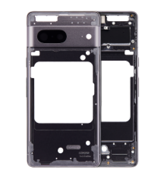 Google Pixel 7 Mid-Frame Housing - Obsidian AM Plus