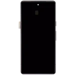 Google Pixel 7a 5G Display + Frame With Fingerprint Sensor - Charcoal Refurbished