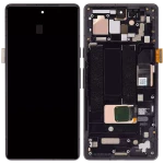Google Pixel 7a 5G Display + Frame With Fingerprint Sensor - Charcoal Refurbished