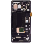 Google Pixel 7a 5G Display + Frame With Fingerprint Sensor - Charcoal Refurbished