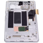 Google Pixel 7a 5G Display + Frame With Fingerprint Sensor - Snow Refurbished