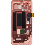 Google Pixel 7a 5G Display + Frame With Fingerprint Sensor - Coral Refurbished