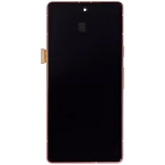 Google Pixel 7a 5G Display + Frame With Fingerprint Sensor - Coral Refurbished