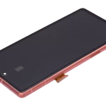 Google Pixel 7a 5G Display + Frame With Fingerprint Sensor - Coral Refurbished
