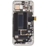 Google Pixel 8a Display + Frame With Fingerprint Sensor - Porcelain Refurbished