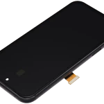 Google Pixel 8a Display + Frame With Fingerprint Sensor - Obsidian Refurbished