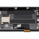 Google Pixel 8a Display + Frame With Fingerprint Sensor - Obsidian Refurbished