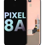 Google Pixel 8a Display (No Frame) with Fingerprint Sensor Service Pack