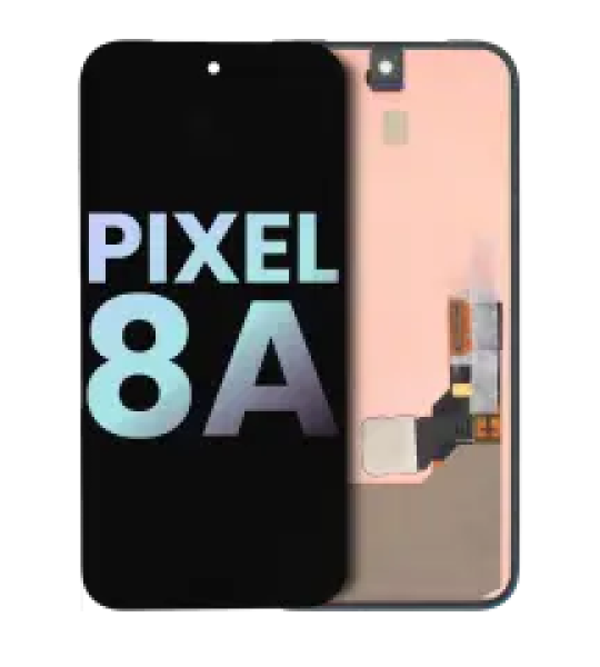 Google Pixel 8a Display (No Frame) with Fingerprint Sensor Service Pack
