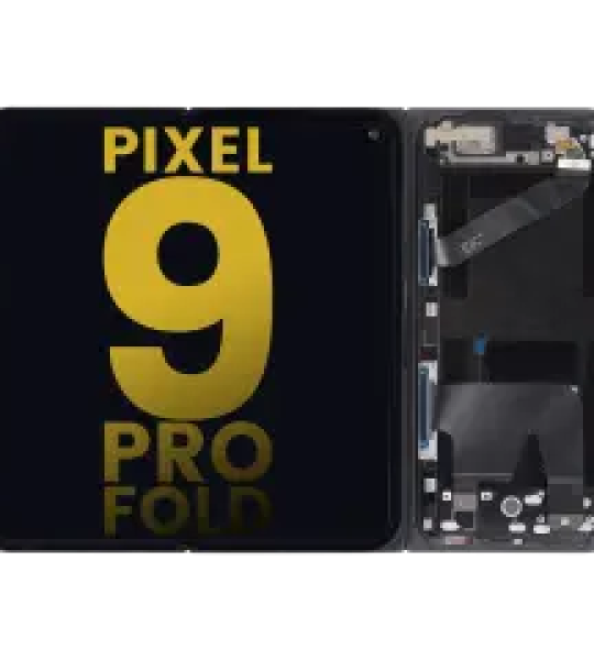 Google Pixel 9 Pro Fold Inner Display + Frame - Obsidian Refurbished