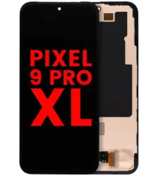 Google Pixel 9 Pro XL Display + Frame With Fingerprint Sensor Soft Oled