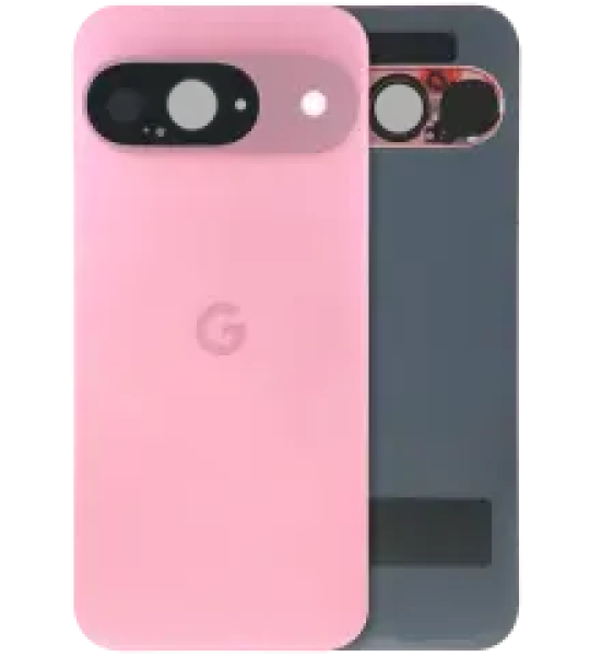 Google Pixel 9 Back Cover With Camera Lens - Peony Pulled A