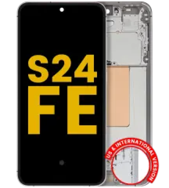 Samsung Galaxy S24 FE Display + Frame - Gray Refurbished