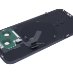 Apple iPhone 15 Pro Max Back Cover with Magnet Bazel incl NFC and Flash Flex - Blue Titanium Service Pack
