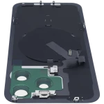 Apple iPhone 15 Pro Max Back Cover with Magnet Bazel incl NFC and Flash Flex - Blue Titanium Service Pack