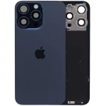 Apple iPhone 15 Pro Max Back Cover with Magnet Bazel incl NFC and Flash Flex - Blue Titanium Service Pack