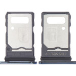 Motorola Moto Edge 20 Pro (2021) Dual Sim Tray - Blue Vegan Leather OEM-Equivalent