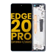 Motorola Moto Edge 20 Pro (2021) Display + Frame - Midnight Blue Refurbished