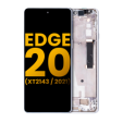 Motorola Moto Edge 20 (2021) Display + Frame - Frosted White Refurbished