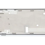 Motorola Moto Edge 20 (2021) Mid-Frame Housing - Frosted White OEM-Equivalent