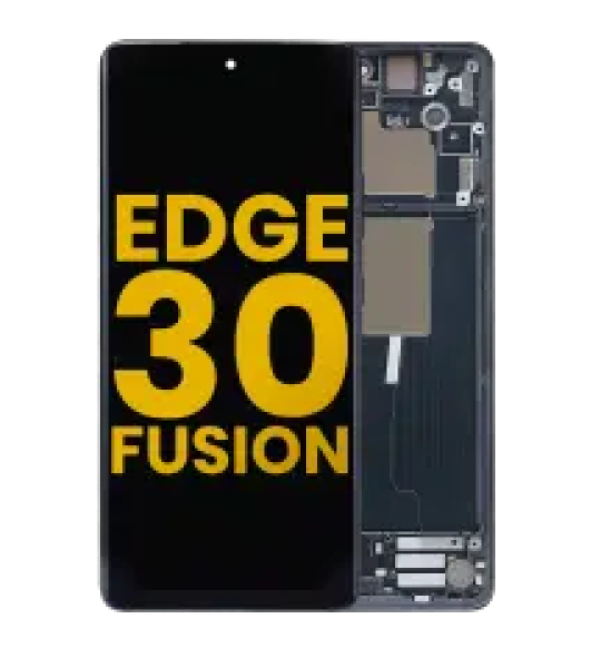Motorola Moto Edge 30 Fusion (2022) Display + Frame - Cosmic Gray Refurbished