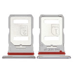 Motorola Moto Edge 30 (2022) Dual Sim Tray - Supermoon Silver OEM-Equivalent