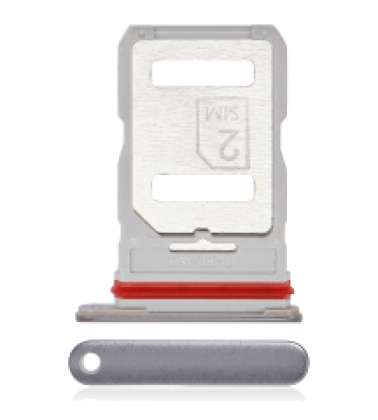 Motorola Moto Edge 30 (2022) Dual Sim Tray - Supermoon Silver OEM-Equivalent