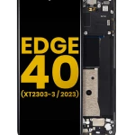 Motorola Moto Edge 40 (2023) Display + Frame - Eclipse Black Refurbished