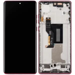 Motorola Moto Edge 50 Fusion 5G (2024) Display + Frame - Hot Pink Refurbished