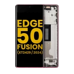 Motorola Moto Edge 50 Fusion 5G (2024) Display + Frame - Hot Pink Refurbished