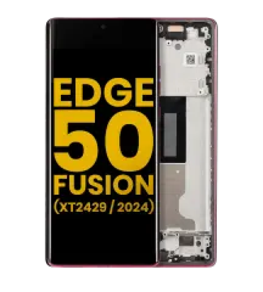 Motorola Moto Edge 50 Fusion 5G (2024) Display + Frame - Hot Pink Refurbished