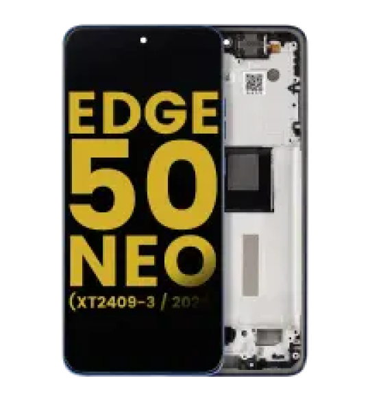 Motorola Moto Edge 50 Neo (2024) Display + Frame - Nautical Blue Refurbished