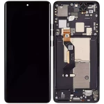 Motorola Moto Edge 50 Pro (2024) Display + Frame - Black Beauty Refurbished