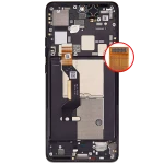 Motorola Moto Edge 50 Pro (2024) Display + Frame - Black Beauty Refurbished