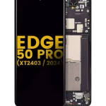 Motorola Moto Edge 50 Pro (2024) Display + Frame - Black Beauty Refurbished