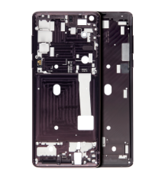 Motorola Moto Edge 5G (2020) Mid-Frame Housing - Midnight Magenta OEM-Equivalent