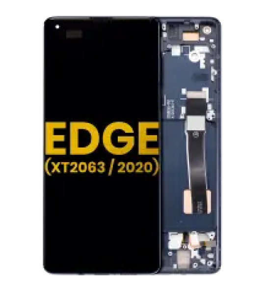 Motorola Moto Edge 5G (2020) Display + Frame - Solar Black Refurbished